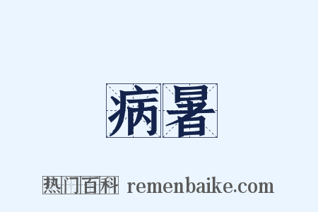 病暑是什么意思的图片